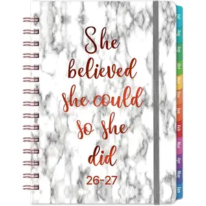 2026-2027 Planner - Academic Planner Weekly and Monthly, July 2026 - June 2027 for 12 Months, 8.43" x 6.3", Planners 2026-2027 Weekly and Monthly with Tabs, Pocket