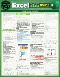QuickStudy Microsoft Excel 365: Advanced Laminated Study Guide