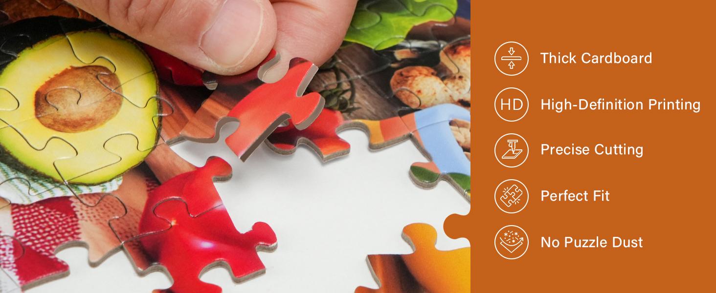 BenBen Puzzles for Adults 500 Pieces Dogs' Dinner Party Jigsaw Puzzle with Patterns on Back Funny Animal Puzzle Challenging for Family Game Night Home Décor Premium Thick Cardboard High-definition Printing 19.5 x 13.75 inches BenBen Puzzles for Adults 500 Pieces Dogs' Dinner Party Jigsaw Puzzle with Patterns on Back Funny Animal Puzzle Challenging for Family Game Night Home Décor Premium Thick Cardboard High-definition Printing 19.5 x 13.75 inches