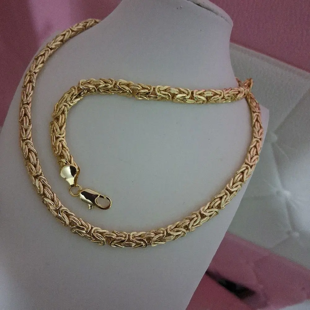 14 Necklace set with 6.5 bracelet&t 14 k gold laminated