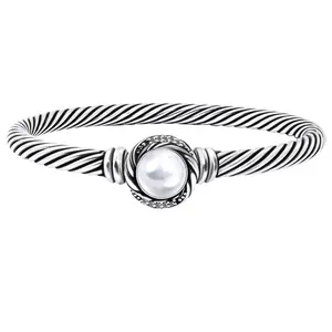 RYQEN Trendy Bracelet & Bangle Set Minimalist Layered Chain Cuff 60 mm Durable Fashion Accessory for Women Faith Wear Jewelry Christmas Gift Stainless Steel Wrist