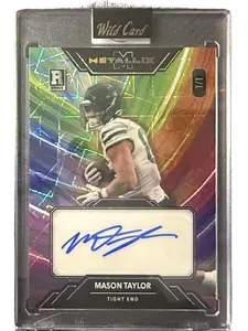 Wild Card 2025 Metallix Pro-Look Football Edition Autograph's