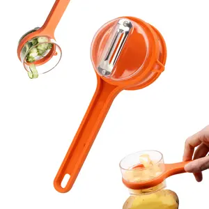 Peeling Knife With Storage Box, Fruit And Vegetable Peeler With Container, Double-Sided Stainless Steel Multi-Function Peeler For Home Kitchen