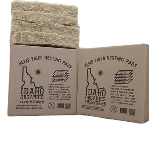 Organic Hemp Fiber Nesting Pads 10 Count