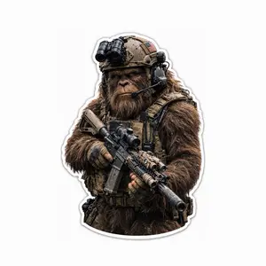 Tactical Military Big Foot Yeti Sasquatch Sticker AR-15 Decal Death Army  Sticker  Decal  Sticker – Tactical Night Vision Military Vinyl Decal | Waterproof Die Cut