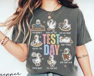 Comfort Colors Test Day You Got This Testing Shirt Comfort Colors, Teacher State Testing Tee, Teacher Testing Tshirt, Goose Testing Coordinator Shirt, Test Day Tee