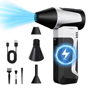 Electric Air Duster USB Rechargeable Blower For Car Snow Dust Keyboard Cleaning