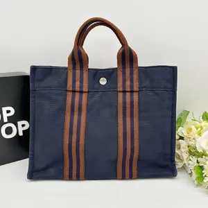 Pre-owned HERMÈS As Shown Shoulder Bags Hermes Fourre Tout PM Canvas Tote Bag he4507nd