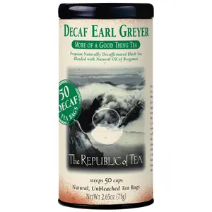 The Republic of Tea-Earl Greyer Decaf Black Tea, 50 Tea Bags