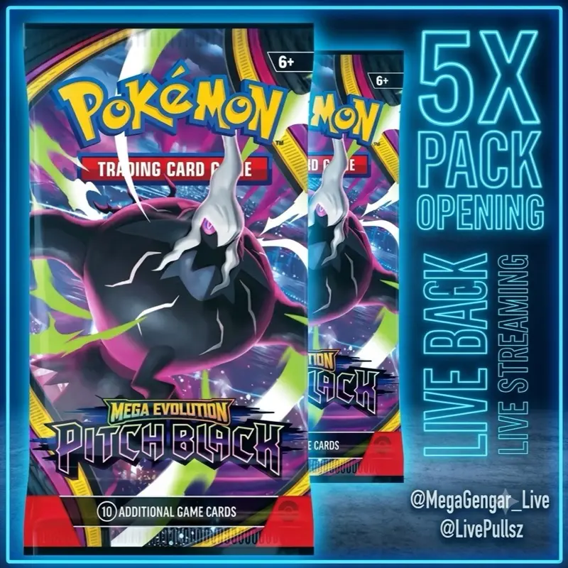 PITCH BLACK 5 PACKS