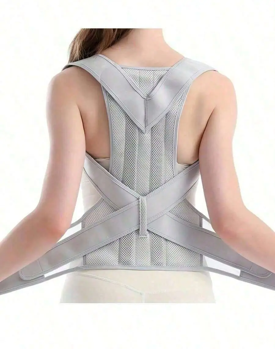 Lightweight Back Support Brace with Adjustable Lumbar Support for Men and Women