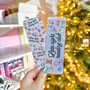 Late Night Readers Club Dual-Sided Cardstock Bookmark