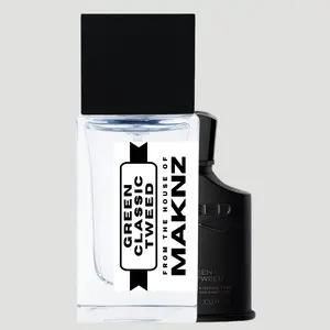 MAKNZ GREEN CLASSIC TWEED Men's Fragrance - ozonic, aquatic, iris, powdery, woody, amber, animalic, violet, balsamic, green