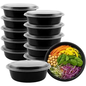 Meal Prep Containers with Lids, Food container bowl - BPA-Free, Stackable, Freezer & Dishwasher Safe, Reusable Food Storage for Lunch, Portion Control & Meal Prep (15 Pack, 32 oz)