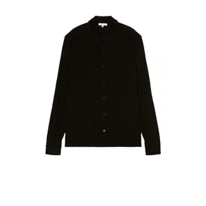 COTTON CITIZEN Presley Buttondown in Jet Black JET BLACK