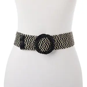 G by Giuliana Stretch Raffia Belt
