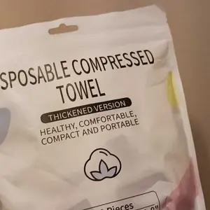 Disposable Compressed Towels Pack of 30 Soft Thick Hygienic for Cleansing Makeup Removal Travel Hotel Stays Daily Use Portable Cotton Towel