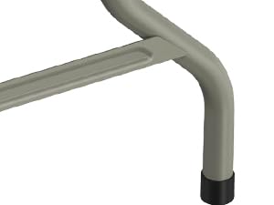 VINGLI Picnic Table Set with 2 Benches, 6 Feet Camping Table Chair Set,3-Piece Folding Furniture for Indoor or Outdoor Use, Smooth Tabletop, White