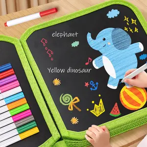 Portable Reusable 20-Sided Drawing Board, Home Graffiti Blackboard Writing Pad, Erasable Sketching Board, Portable Wipeable Board, Art Supplies, Learning Tools