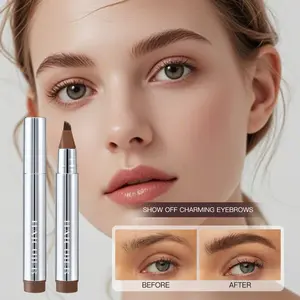 HAICUIER Micro Fork Tip Eyebrow Pen, Waterproof Long-Lasting Eyebrow Pencil for Natural Hair-Like Brows