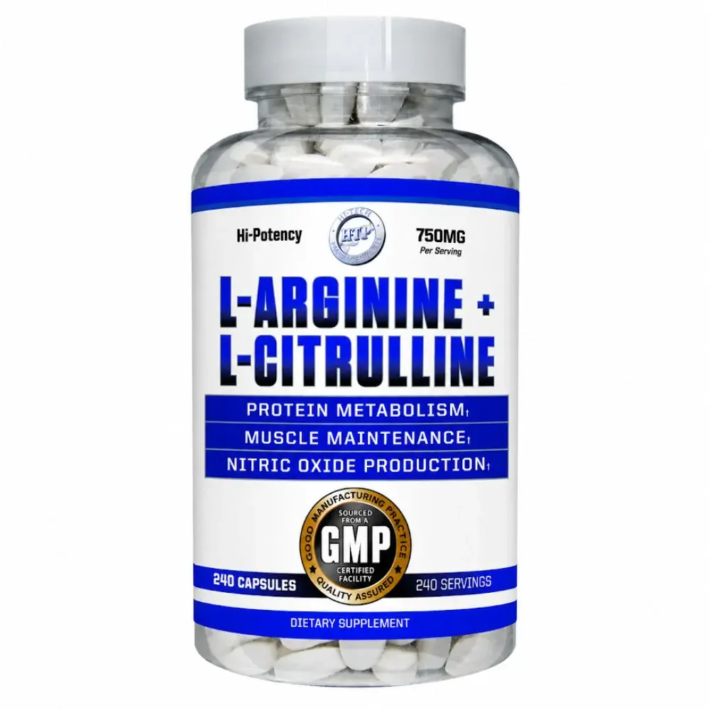 Hi-Tech Pharmaceuticals L-Arginine + Citrulline 240 Capsules