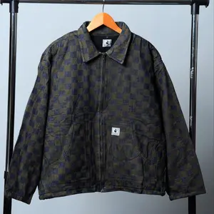 Green & Navy Blue Checkered Jacket