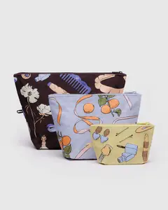 BAGGU- Go Pouch Set- Get Ready with Me