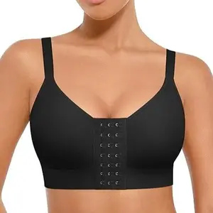 FeelinGirl Wireless Bra Front Closure for Women Everyday Bras Post Surgery Bras Shapewear Top Comfortable Fabric Womenswear Fits Smooth FeelinGirl Wireless Bra Front Closure for Women Everyday Bras Post Surgery Bras Shapewear Top Comfortable Fabric Womenswear Fits Smooth