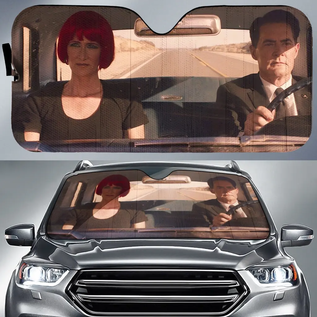 Twin Peaks Auto Car Sun Shade