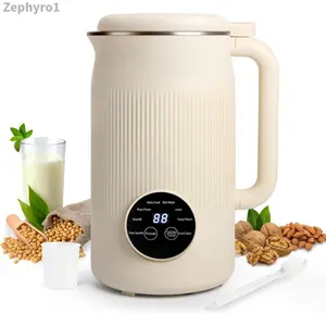 40oz Nut Milk Maker Automatic Almond Milk Machine,Plant Based Milks Homemade Oat,Chowder,Juice,Soy Milk Machine with Delay Start,Boil Water,Keep Warm& Auto CleanZephyroAB15Rosavelle