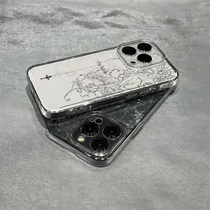 Suitable Ins Style Creative Fashion New Mobile Cover Simple Full-Package Transparent Protective Shell For iPhone 17 16 15 14 13 12 11 Pro Max Plus Air - Top Fan's Phone Case Cover as Perfect Gift Get Ready for Halloween