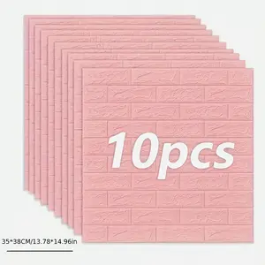 Home Decoration Wall Sticker Brick Pattern Wallpaper Self-adhesive 3D Three-dimensional Foam Waterproof and Moisture-proof Stickers