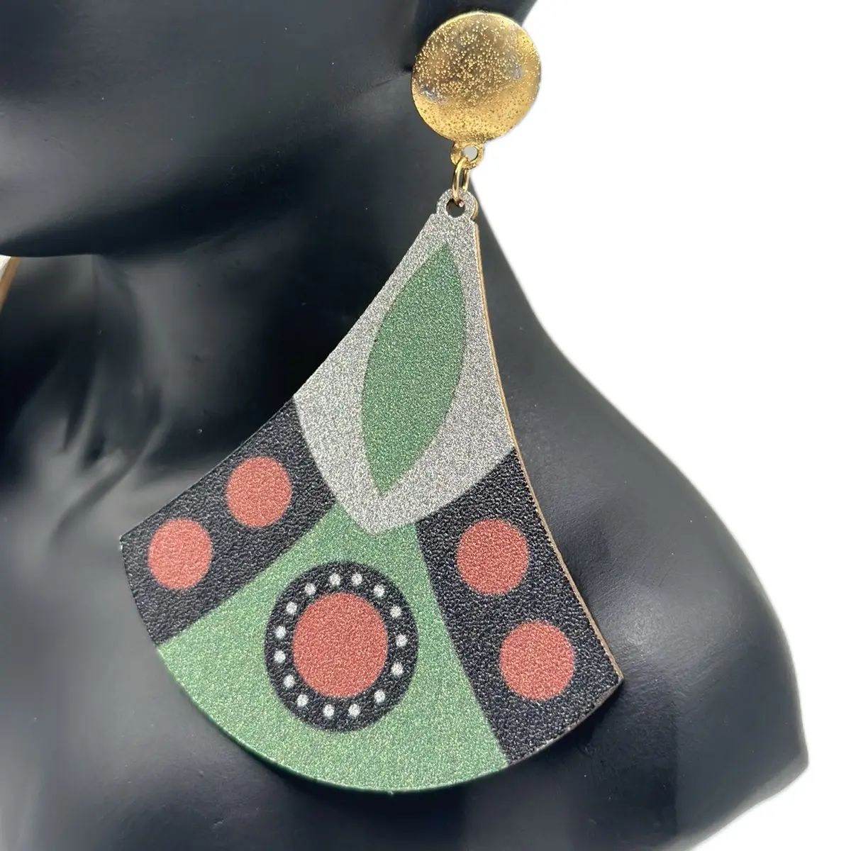 Wood Pierce Fashion Earrings Ethnic - Versatile and Trendy