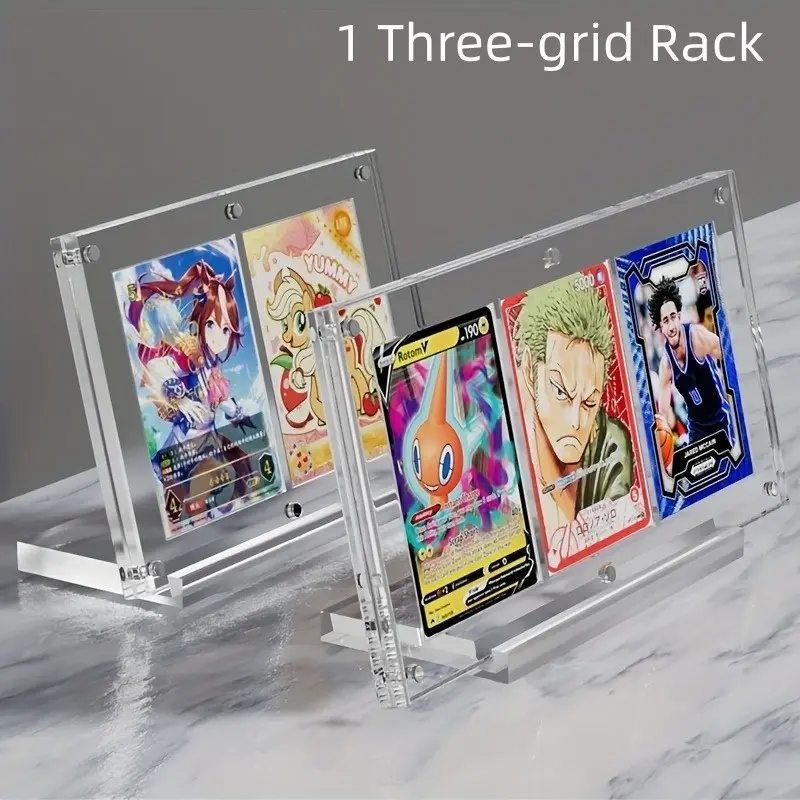 better display cases clear acrylic trading card stand - TikTok Shop