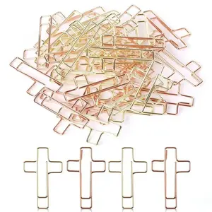 20 Cross Paper Clips, Bible Study Supplies, Christian Journal Accessories, Religious Diary Items, Bible Clip Collection, Paperclips