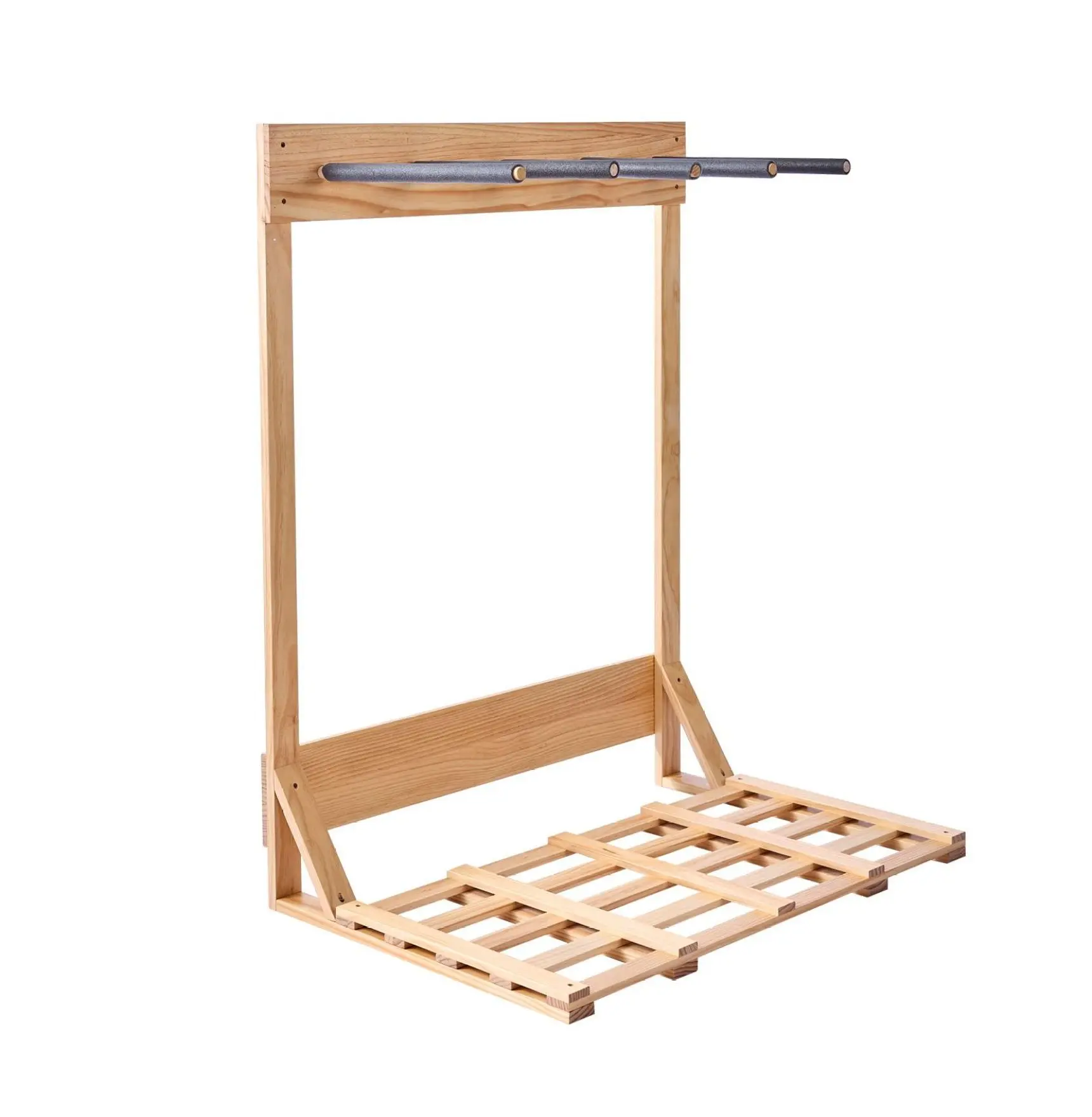 Surfboard Rack 4 Tier - Wooden Surfboard Stand for Storage & Display - Freestanding Board Holder for Surfboards, Wakeboards, Snowboards, Skis - VEVOR 4 Tiers