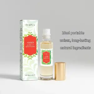 10ML Vanilla Amber Roll-On Concentrated Perfume Oil, Long-Lasting Scent, Unisex Portable Fragrance, Ideal Gift for Any Occasion