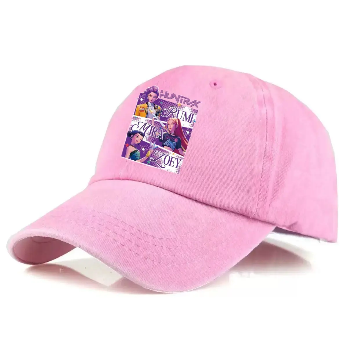 Kids' K-pop Style Adjustable Baseball Cap - Summer Sun Protection Hat for Daily Use, Outdoor Sports, Girl Birthday Gift