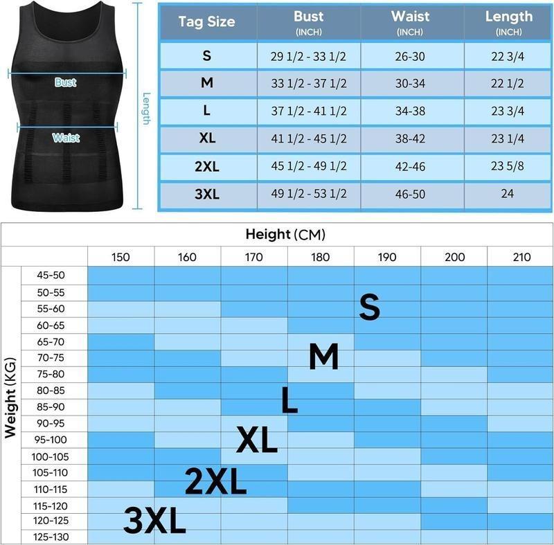 1/2 Pack Men's Compression Vest Body Shaper Stretchy Shapewear Shirt Tummy Control Top Chest Binder Tank For Workout Fitness Breathable Men Underwear GYM Activewear Plain Round Neck Daily Wear Sports Menswear Soft Fitted Apparel Shirts