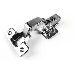 2-Pack Inset Soft Close Frameless Hinges, 110 Degree 6-Ways 3-Cam Adjustment Concealed Kitchen Cabinet Hinges