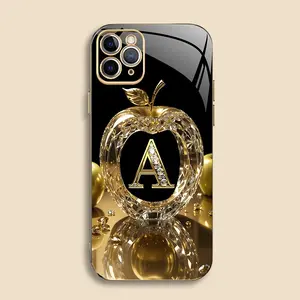 Suitable for [iPhone 11 Pro] New high-end gold letter electroplated gold edge mobile phone case new business simple explosion-proof mobile phone case affordable anti-fall anti-fingerprint 995