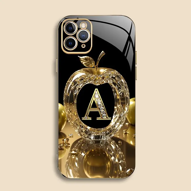 Suitable for [iPhone 11 Pro] New high-end gold letter electroplated gold edge mobile phone case new business simple explosion-proof mobile phone case affordable anti-fall anti-fingerprint 995