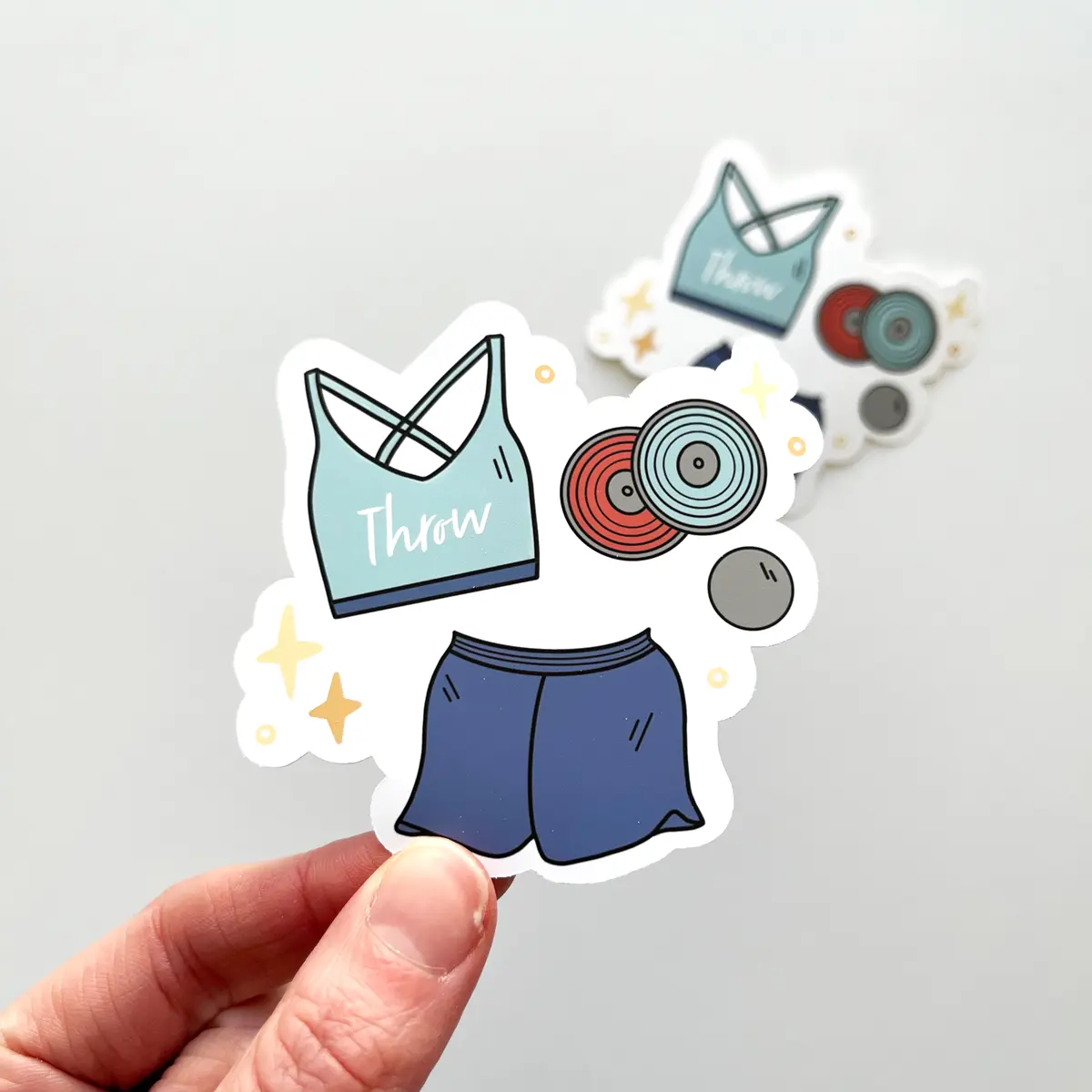 Thrower Sticker | Track Stickers