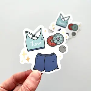 Thrower Sticker | Track Stickers