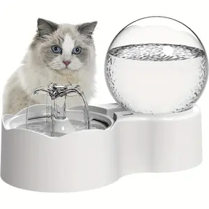 PetSafe Drinkwell Cat Water Fountain - 77oz/2.3L Automatic Water Dispenser For Cats And Small Dogs - Detachable And Easy To Clean - Encourages Hydration And Healthy Drinking Habits - For Cat & Dog Owners - Perfect Gift for Pet Lovers