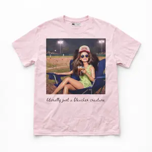 Funny Bleacher Creature Barbie Shirt, Baseball Mom T-Shirt, Doll Drinking Iced Coffee, Game Day Graphic Tee