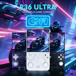 Portable Handheld Game Console R36 Ultra, 4.0 Inch HD Screen, Supports Multiple Emulator Modes, 4 Classic Colors Available, Handheld Gaming Console