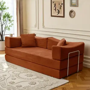 Orienflex-Foldable Sofa Bed - Modular Compressible Sleeper, Space-Saving Convertible Sofa Bed for Small Apartments, Living Room - NO Assembly needed, No Wood Construction,Small Spaces, Sofa Bed Foldable, Boneless Sectional Sofa for Living Room