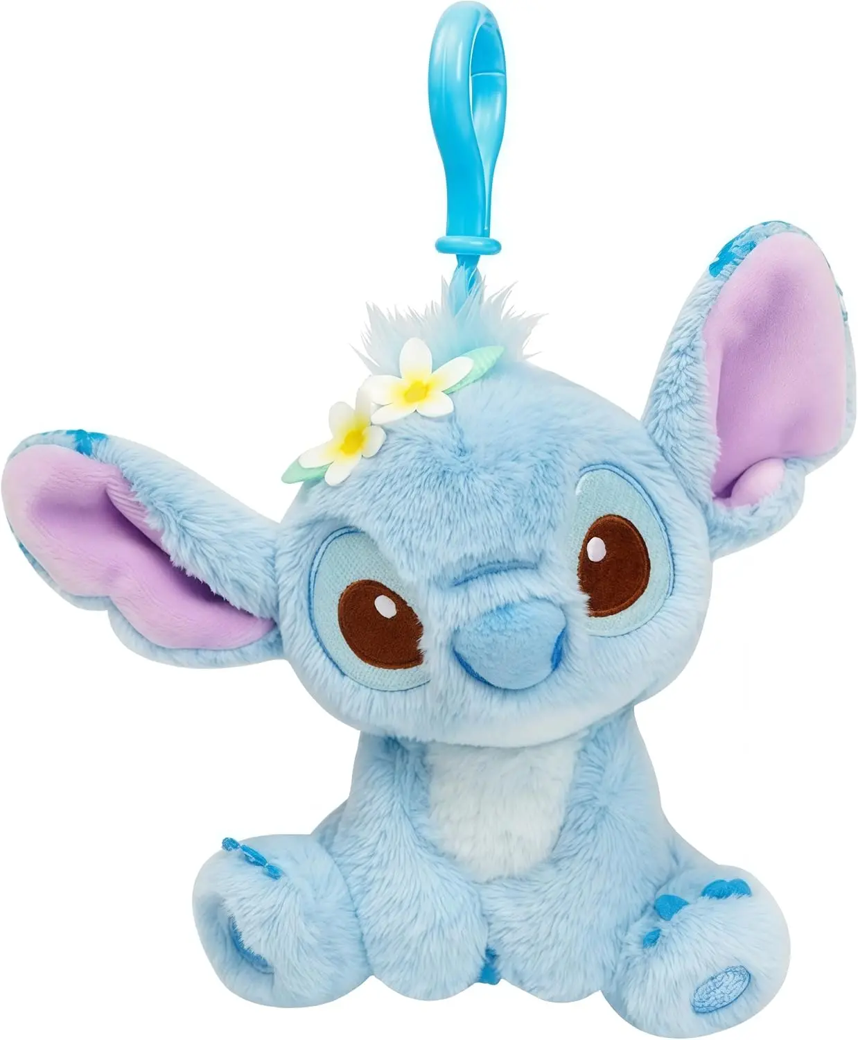 MINISO Disney Soft Plush Stitch Charm Keychain - Cute, Delicate, Healing Stress Relief Collectible Gift for Christmas