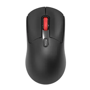 AJAZZ Wireless Office Light Sound Optical Mouse NJ02 Dual Mode Bluetooth 2.4G Ergonomic Mouse DPI1600 Optical Engine Chip 125Hz Lightweight 68g Suitable for Office Environment Requires Self Provided AAA Battery*1 Optical Sensor Mouse